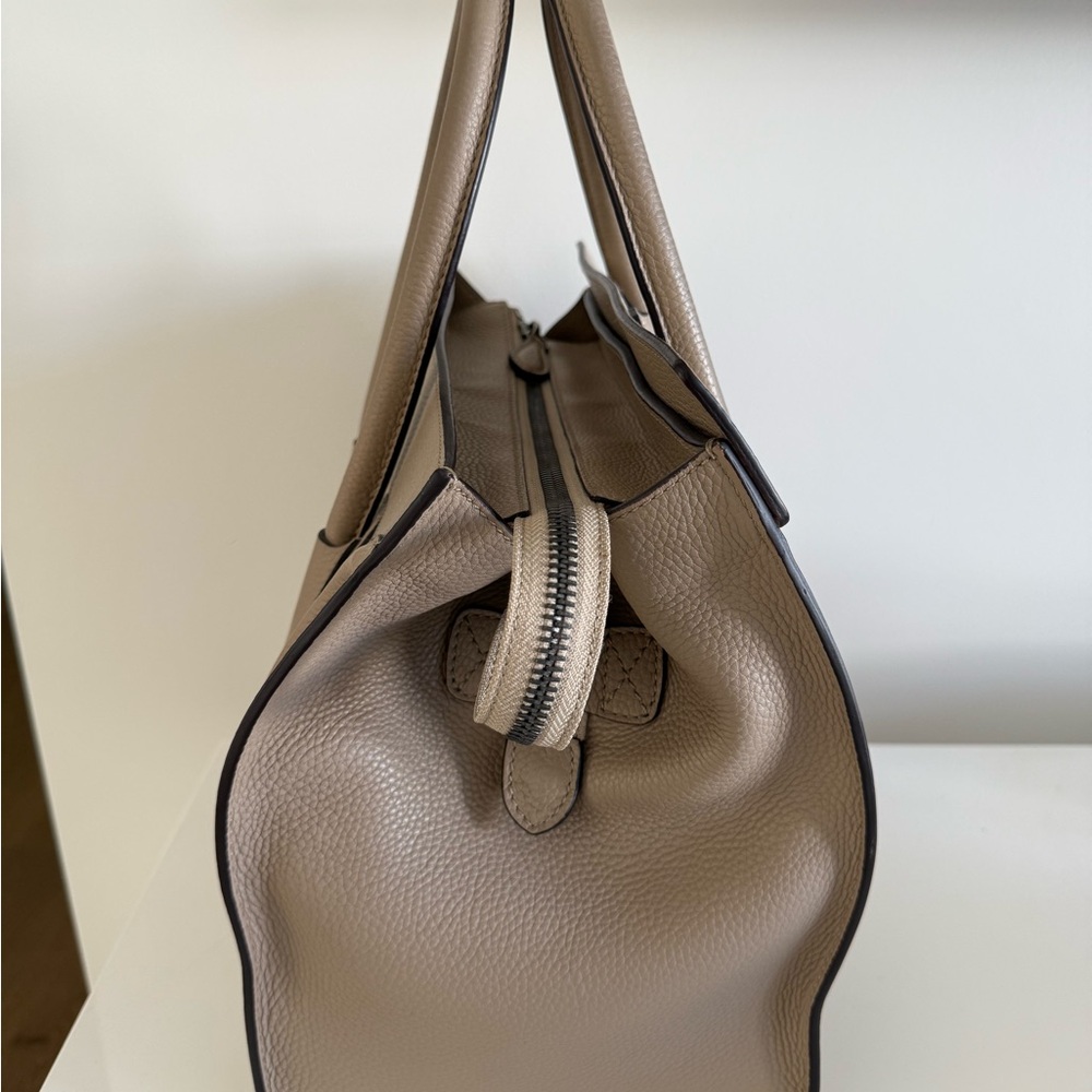 Celine Tan Luggage Bag Grainy Leather Mini - Picture 4 of 12